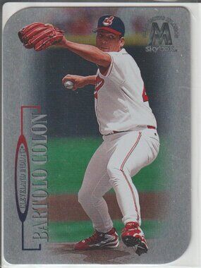 Rare Bartolo Colón 1999 SkyBox Die-Cut Metal Universe #38
